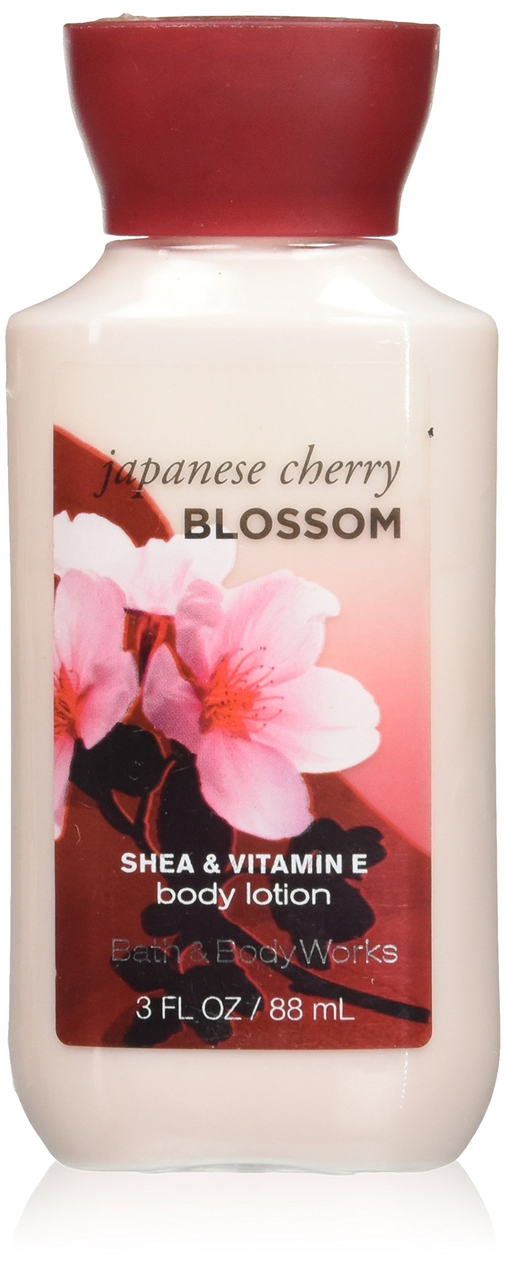 Bath & Body Works Japanese Cherry Blossom Body Lotion 3.0 oz - Travel Size Moisturizer for Dry Skin, Lightweight & Fast Absorbing, Perfect for Purse, Gym Bag & On-The-Go Hydration (Packaging May Vary)