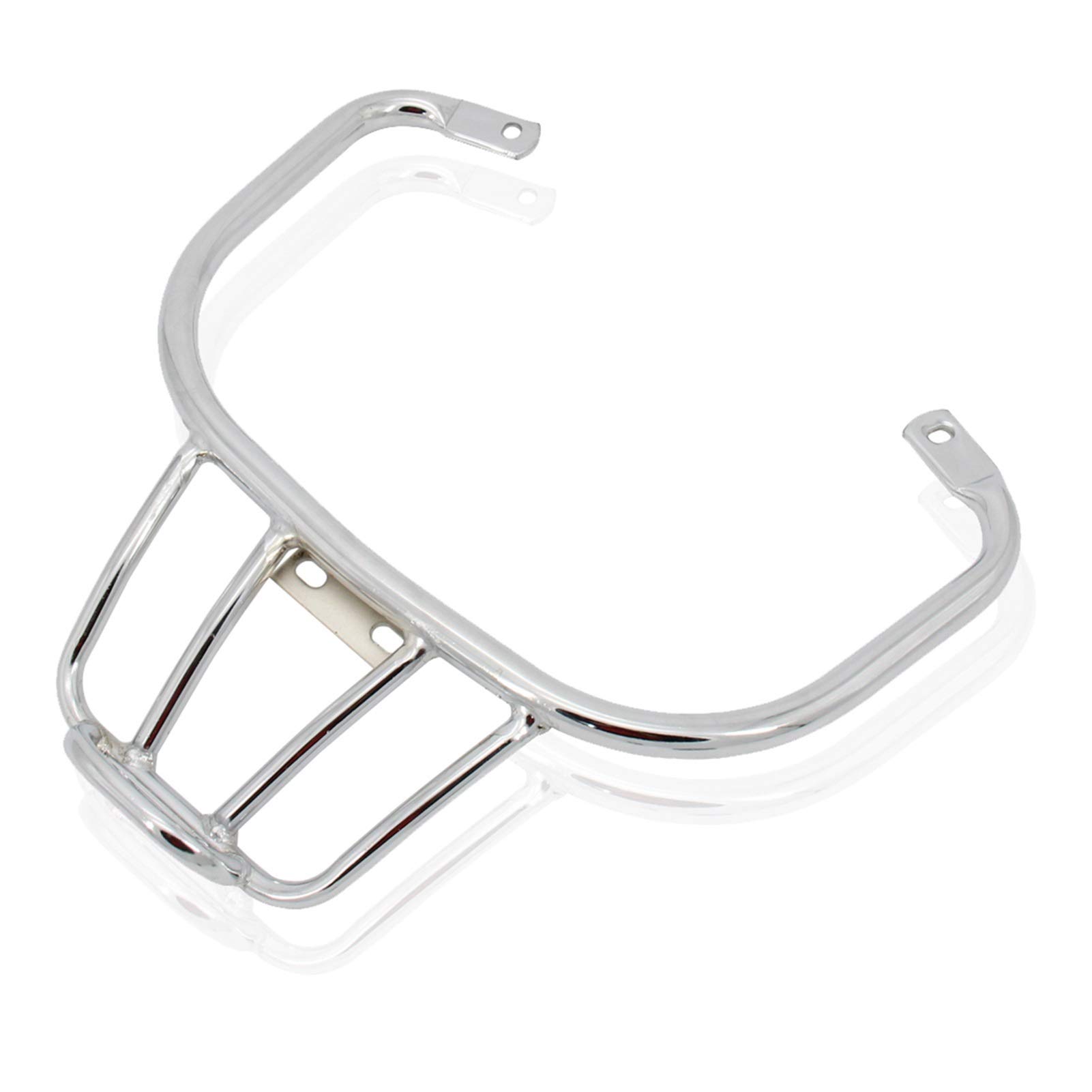 LiMePng Vespa GTS 300 Motorcycle Rear Luggage Rack - Silver Sport Rack & Bookshelf Bracket for Scooter Accessories | Perfect for Commuting, Travel & Storage Solutions