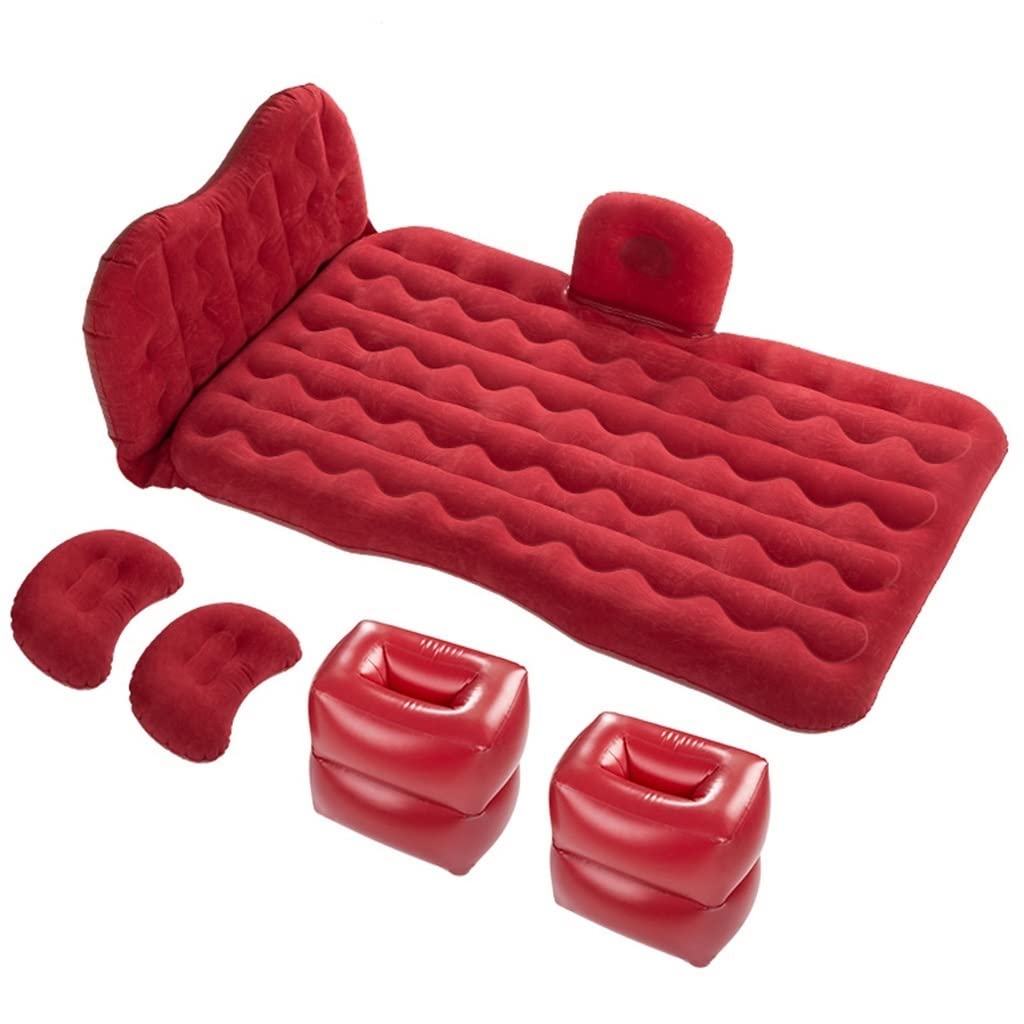 Inflatable Car Mattress Pad for Back Seat - 135x80cm Portable Travel Air Bed - Comfortable Sleeping Mat for Camping, Road Trips & Outdoor Adventures (Color: C)