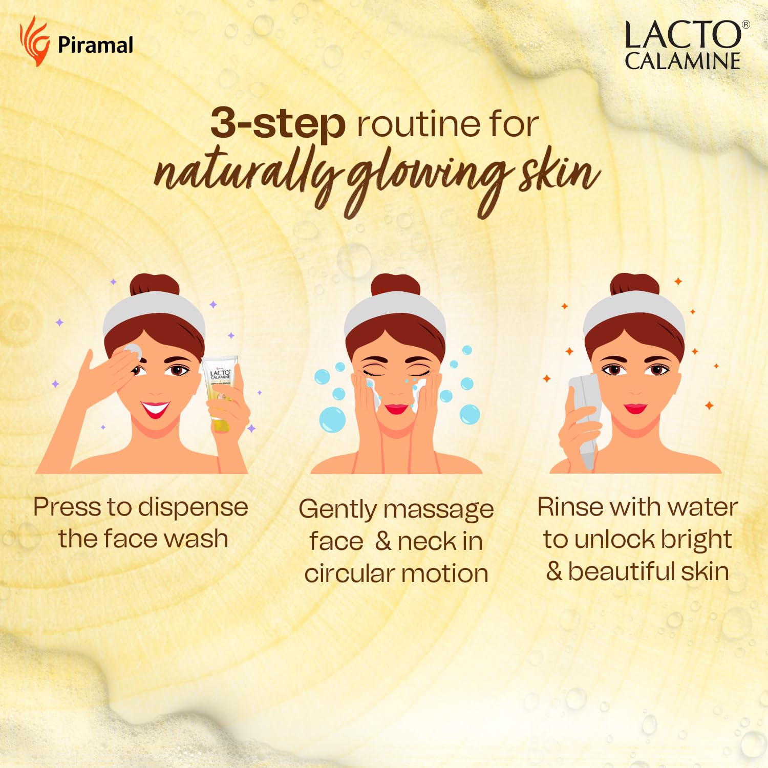 Lacto Calamine Ubtan Face Wash for Glowing Skin - Natural Face Wash with Sandalwood, Saffron, Neem, Almond & Turmeric | Exfoliating & Tan Removal | Sulphate & Paraben Free | 100ml (Pack of 2) | Perfect for Daily Skincare & Brightening Dull Complexion