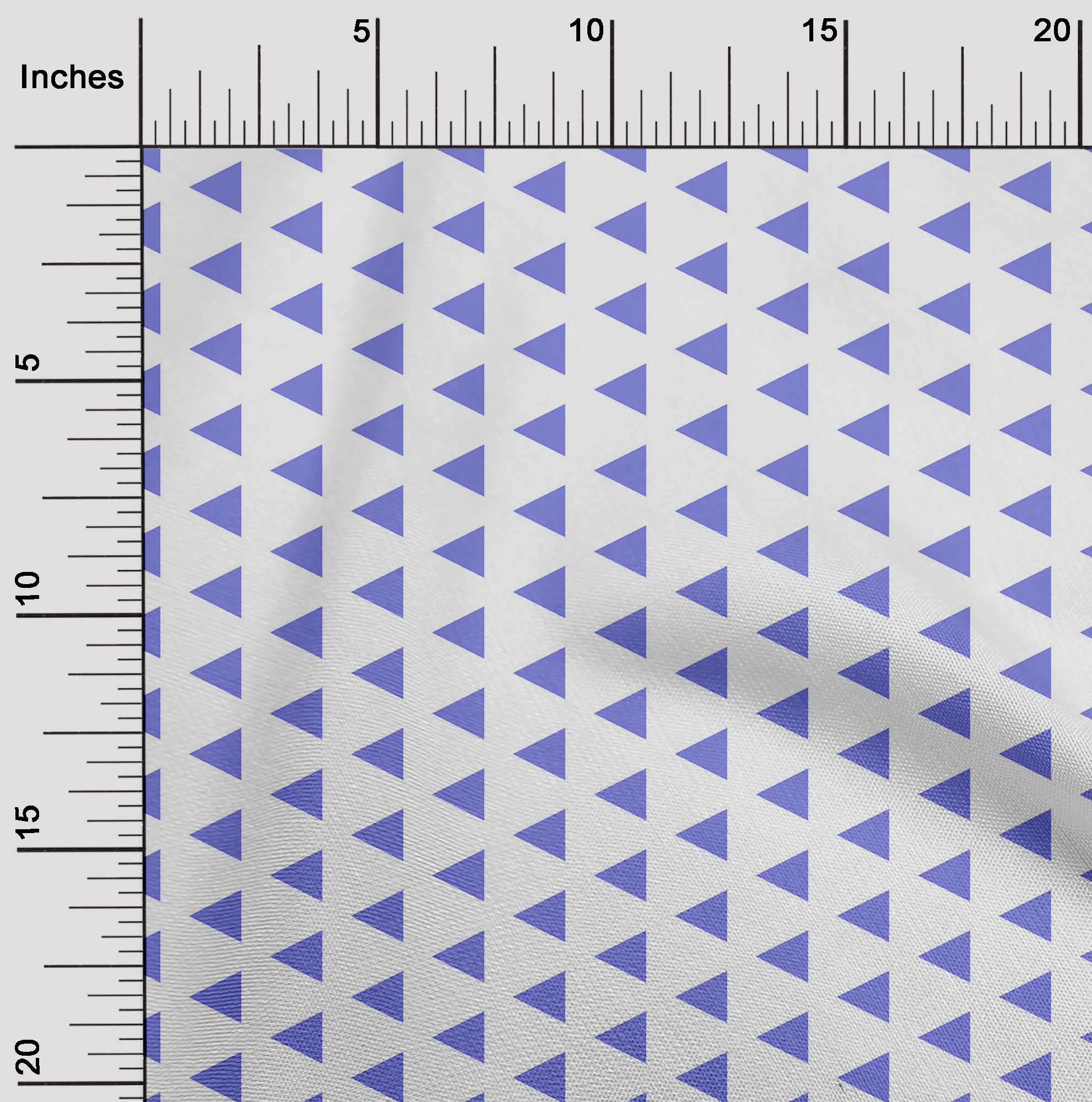 oneOone Rayon Violet Geometric Print Fabric by The Yard - 56 Inch Wide DIY Sewing Material for Dresses, Scarves & Home Decor