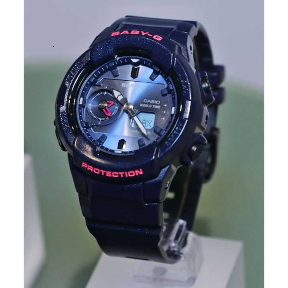 CASIO BABY-G BGA-230S-2ADR Digital Quartz Watch for Women - Blue Resin Band, Shock Resistant, Water Resistant - Perfect for Sports, Fitness & Outdoor Activities