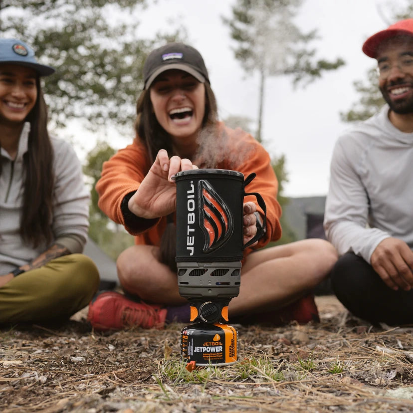 Jetboil Flash 1.0L Carbon Camping Stove - Ultra Lightweight Backpacking Cook System for Hiking, Mountaineering & Outdoor Adventures