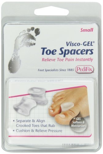 Pedifix Visco-gel All-Gel Toe & Finger Protector Tubes - Mixed Sizes, 4-Pack (2 Pairs) for Corns, Calluses & Blisters Relief - Ideal for Running, Hiking & Daily Comfort