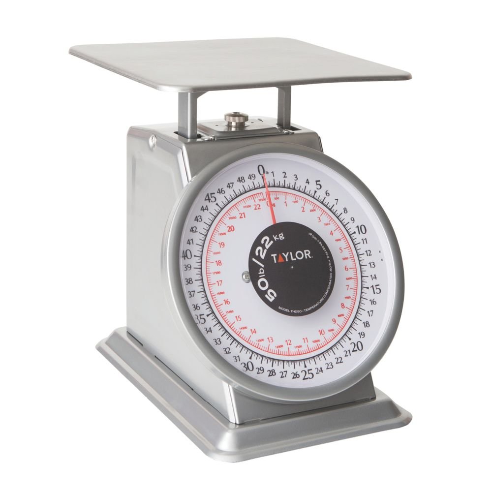 Heavy Duty Mechanical Scale with Stainless Steel Platform - Commercial & Industrial Use for Warehouses, Shipping, and Logistics