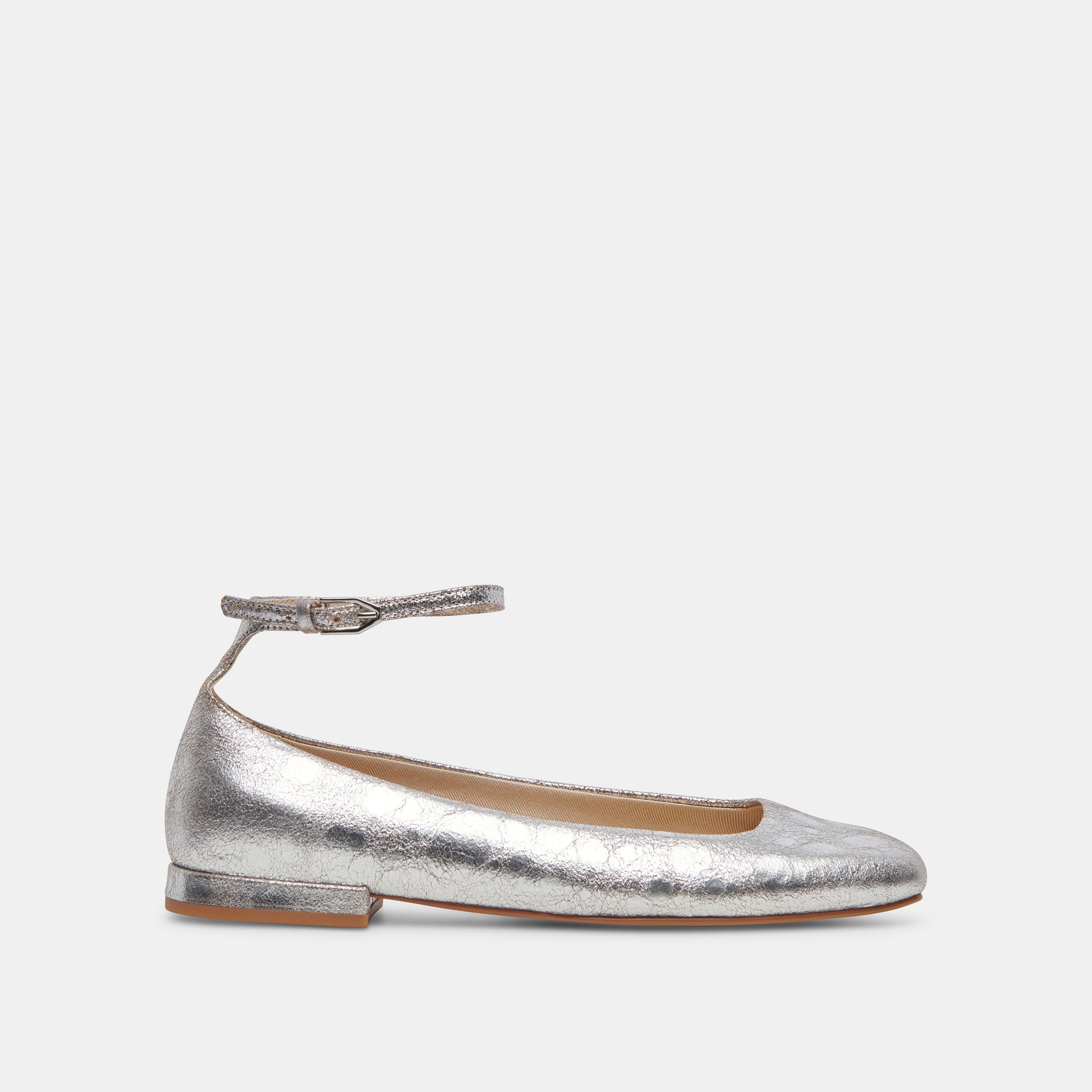 SILVER DISTRESSED LEATHER