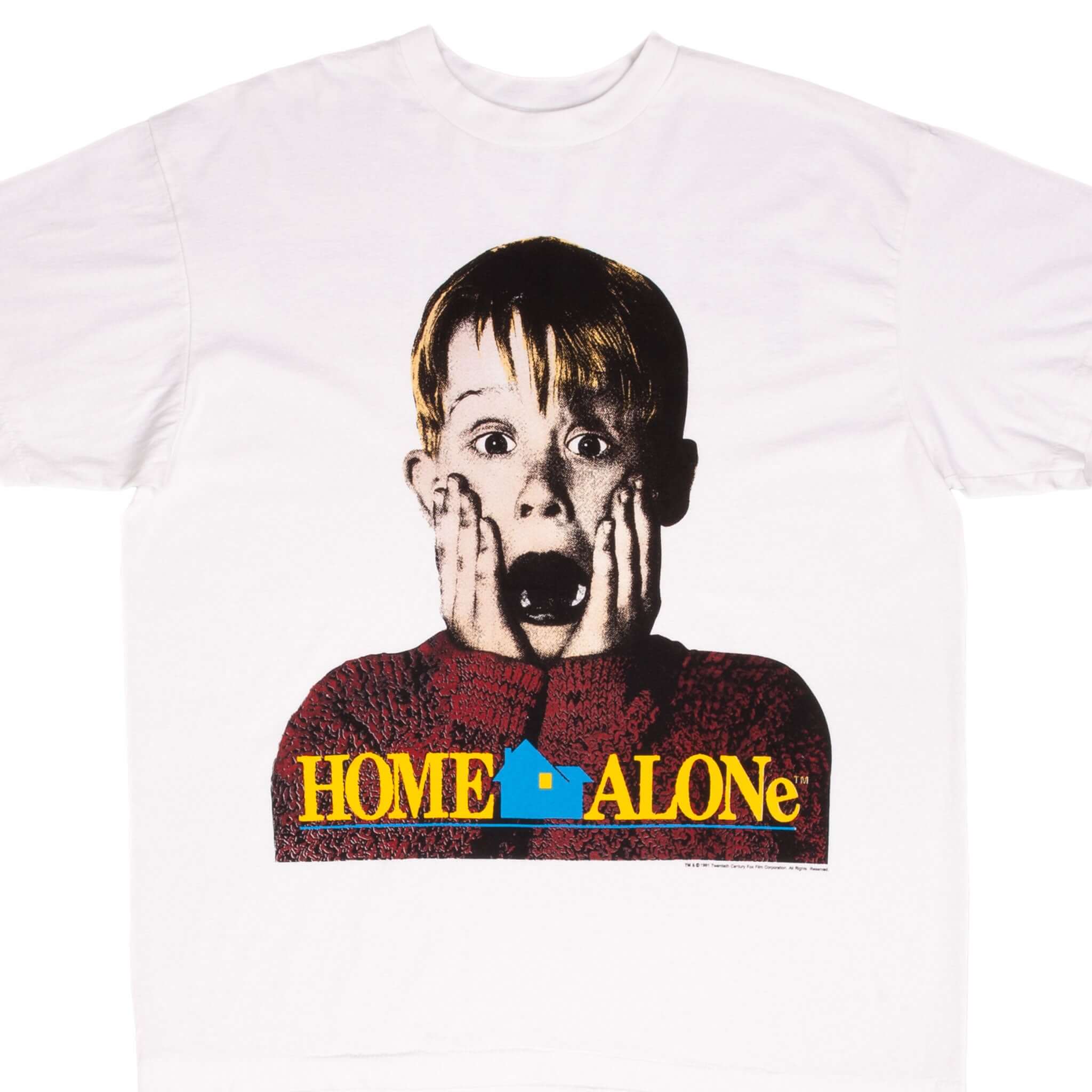 Vintage 1991 Home Alone Movie Pepsi T-Shirt XL - Official Bootleg Design, Made in USA - Perfect for 90s Nostalgia & Christmas Movie Fans