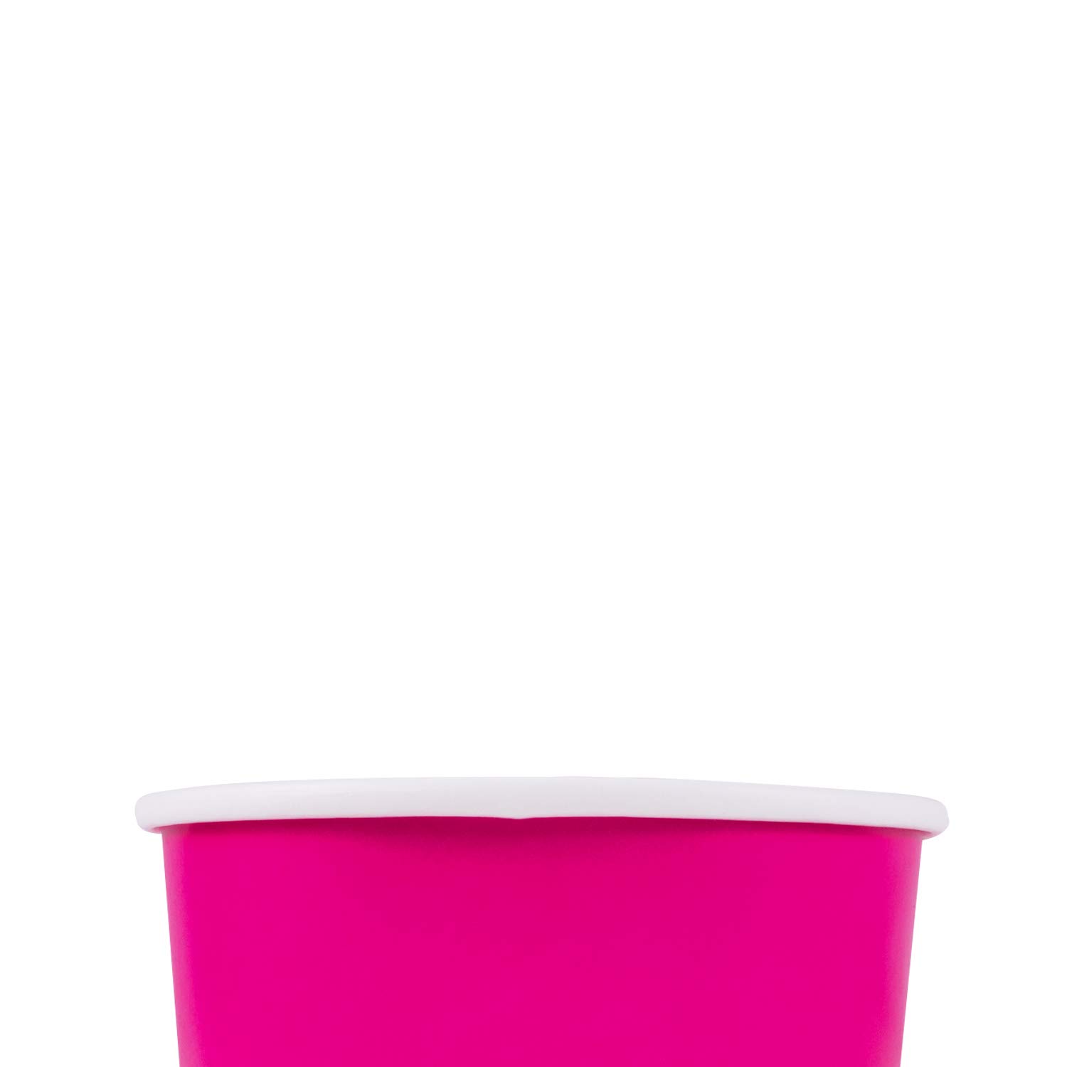 20oz (600 ct) Pink Paper Ice Cream Cups & Soup Bowls - Hot/Cold Food Containers for Ice Cream, Gelato, Yogurt, Soup & Snacks - Perfect for Parties, Catering & Dessert Shops