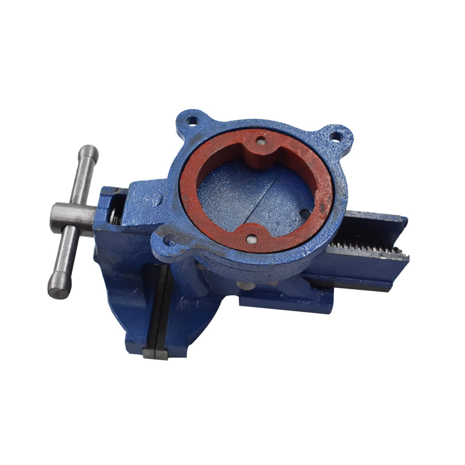 4-Inch Heavy Duty Bench Vise with 360° Swivel Base - Perfect for Woodworking, Metalworking, Soldering, Crafting & DIY Projects - Ideal for Home Workshops, Garage & Professional Use