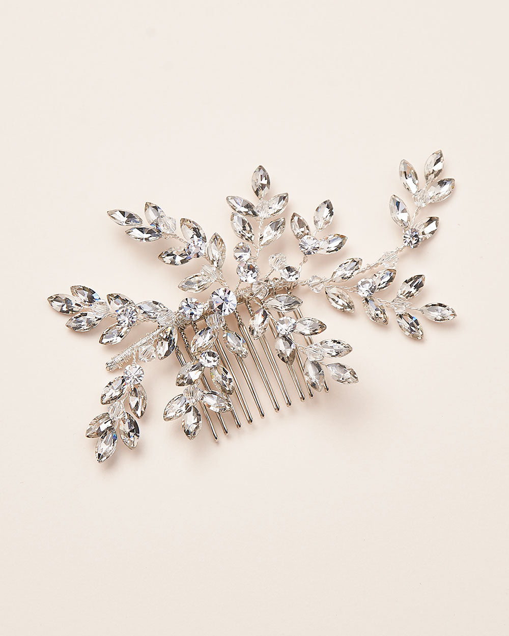 Elegant Bridal Hair Comb with Rhinestones - Perfect for Weddings, Prom, and Formal Events