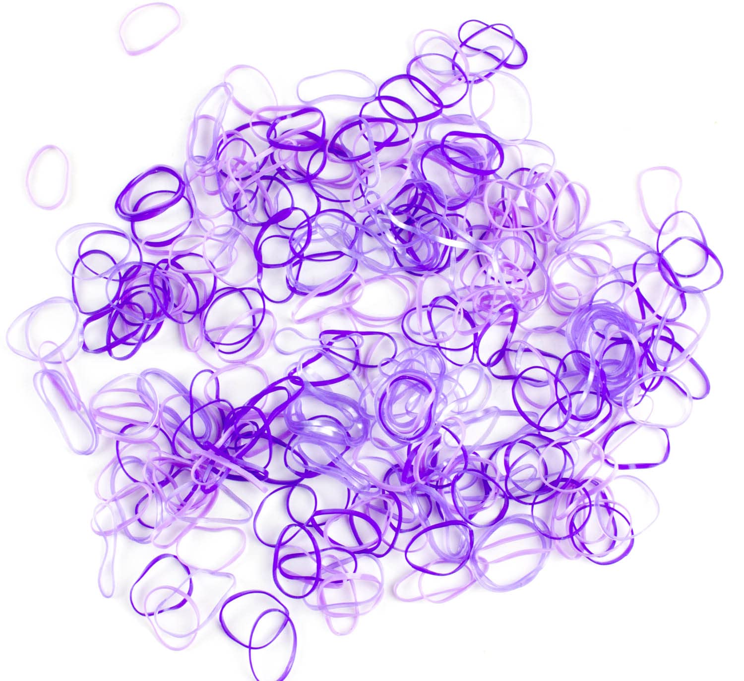 Mytoptrendz® Purple Small Mini Hair Ties - Ultra Elastic Rubber Bands for Women & Girls - Perfect for Ponytails, Braids, Buns & Everyday Hairstyles - Great for School, Work, Gym & Travel Accessories