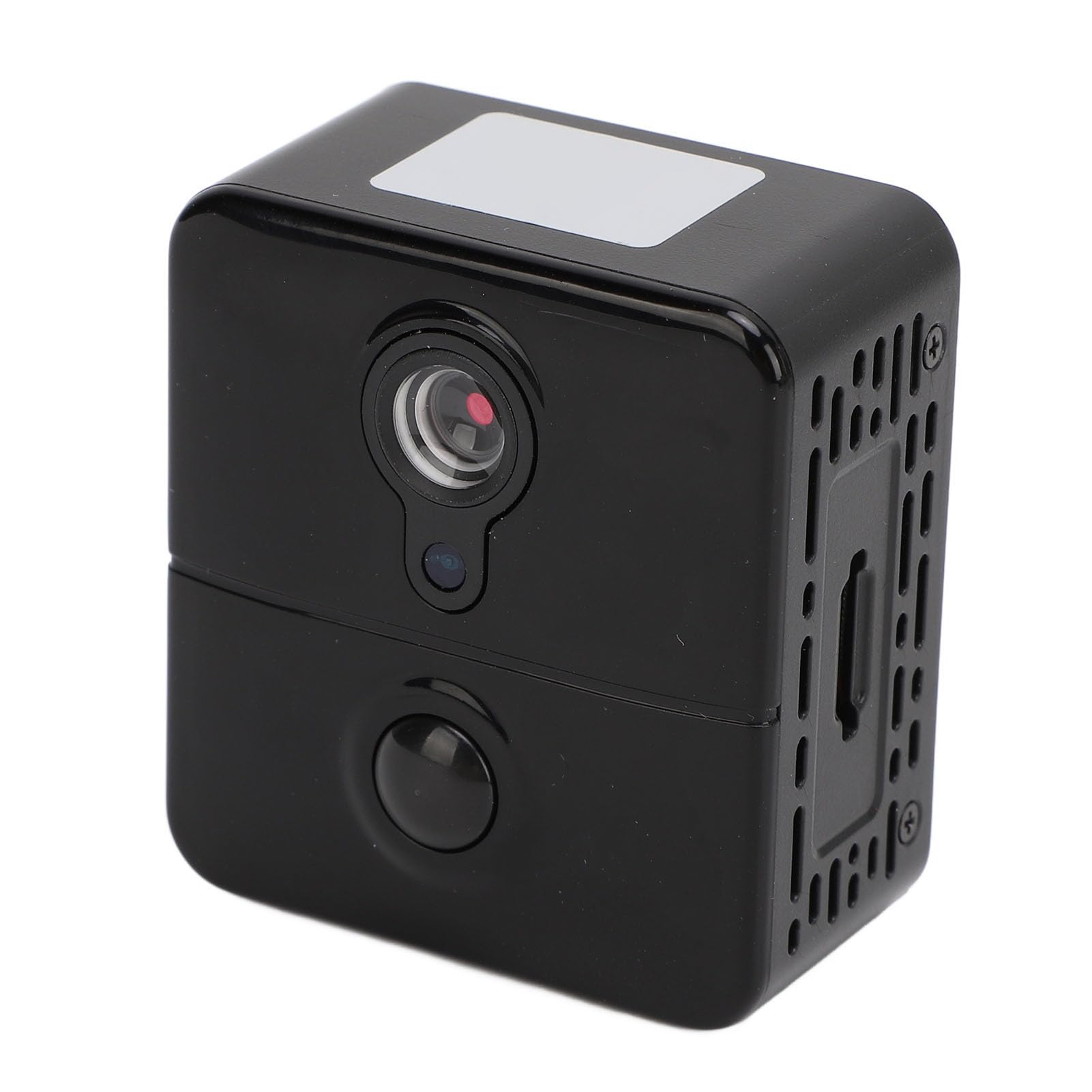 Yctze Small Wireless Security Camera with Human Detection - 1080P HD Night Vision, 2-Way Audio, 1200mAh Battery, WiFi Indoor Camera for Home/Pet Monitoring (White, ABS Material) - Perfect for Baby Rooms, Elderly Care & Pet Surveillance