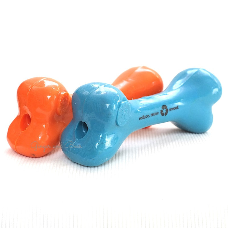 Eco-Friendly Dog Toys - Durable Recycled Bone & Ball Chew Toys for Small & Large Dogs - Perfect for Indoor & Outdoor Playtime