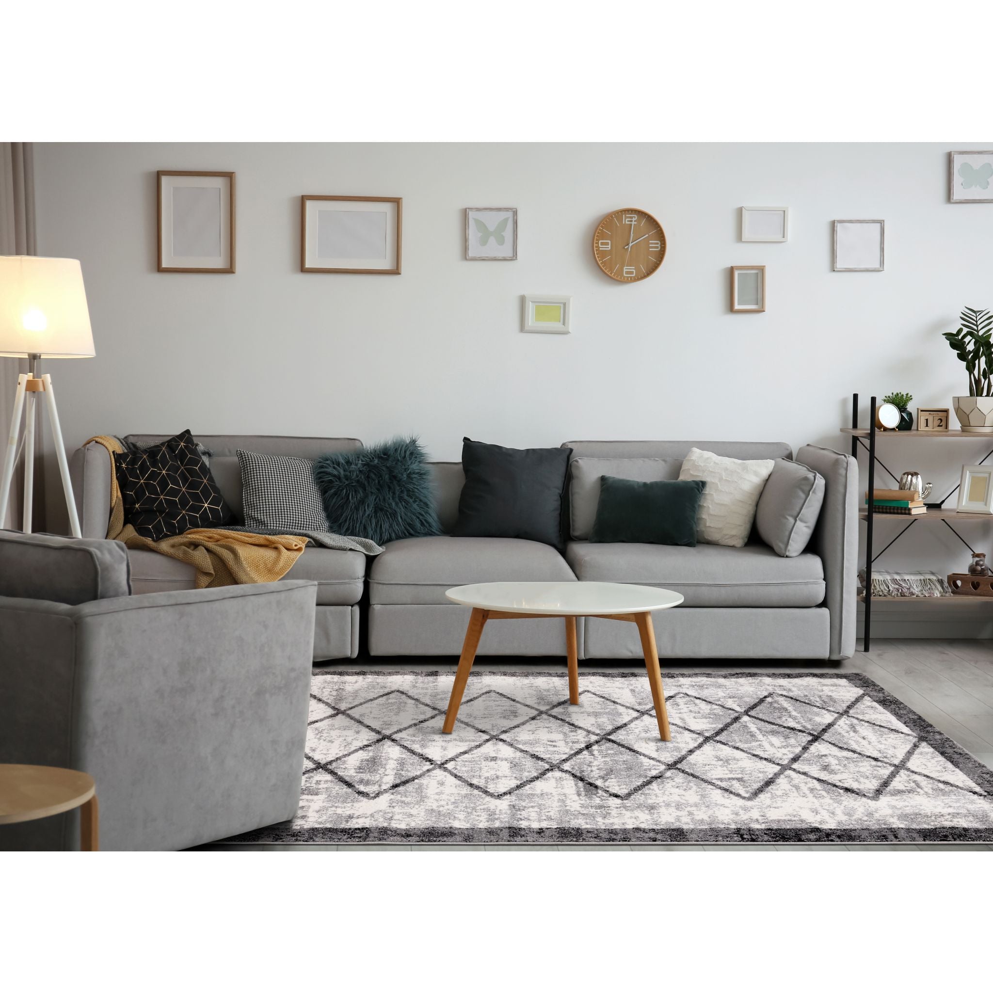 Century Area Rug - Soft & Durable Modern Home Decor for Living Room, Bedroom, Office - Perfect for Cozy & Stylish Interior Design