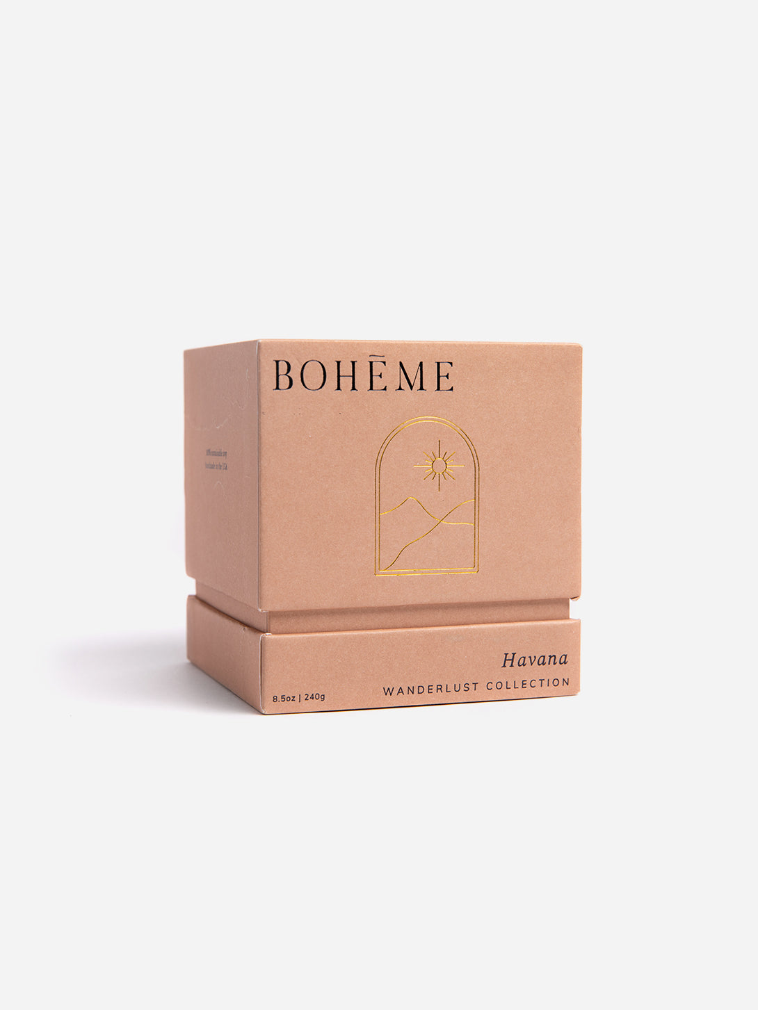 Boheme Wanderlust Scented Candle - Natural Soy Wax Aromatherapy Candle for Home, Yoga & Meditation - Perfect Gift for Relaxation & Stress Relief