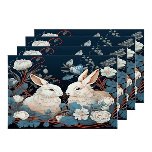 White Rabbits Flowers01 White