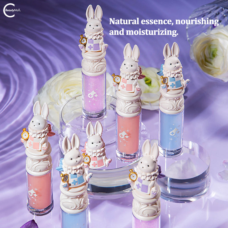 CuteRumor Wonderland Tea Party Lip Care Essence with Honey - Moisturizing Lip Balm for Dry Lips, Perfect for Daily Use & Night Care