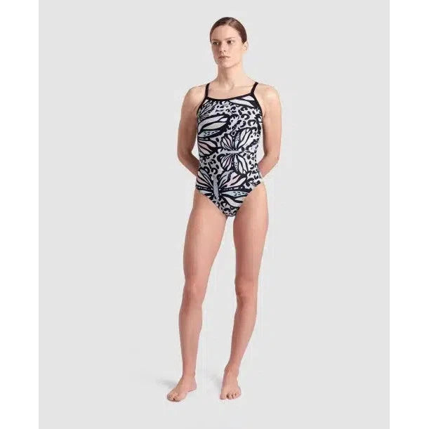 Arena Butterflies Competitive Swimsuit - Light Drop Back Design for Women's Swimming & Training | Perfect for Pool, Beach & Water Sports