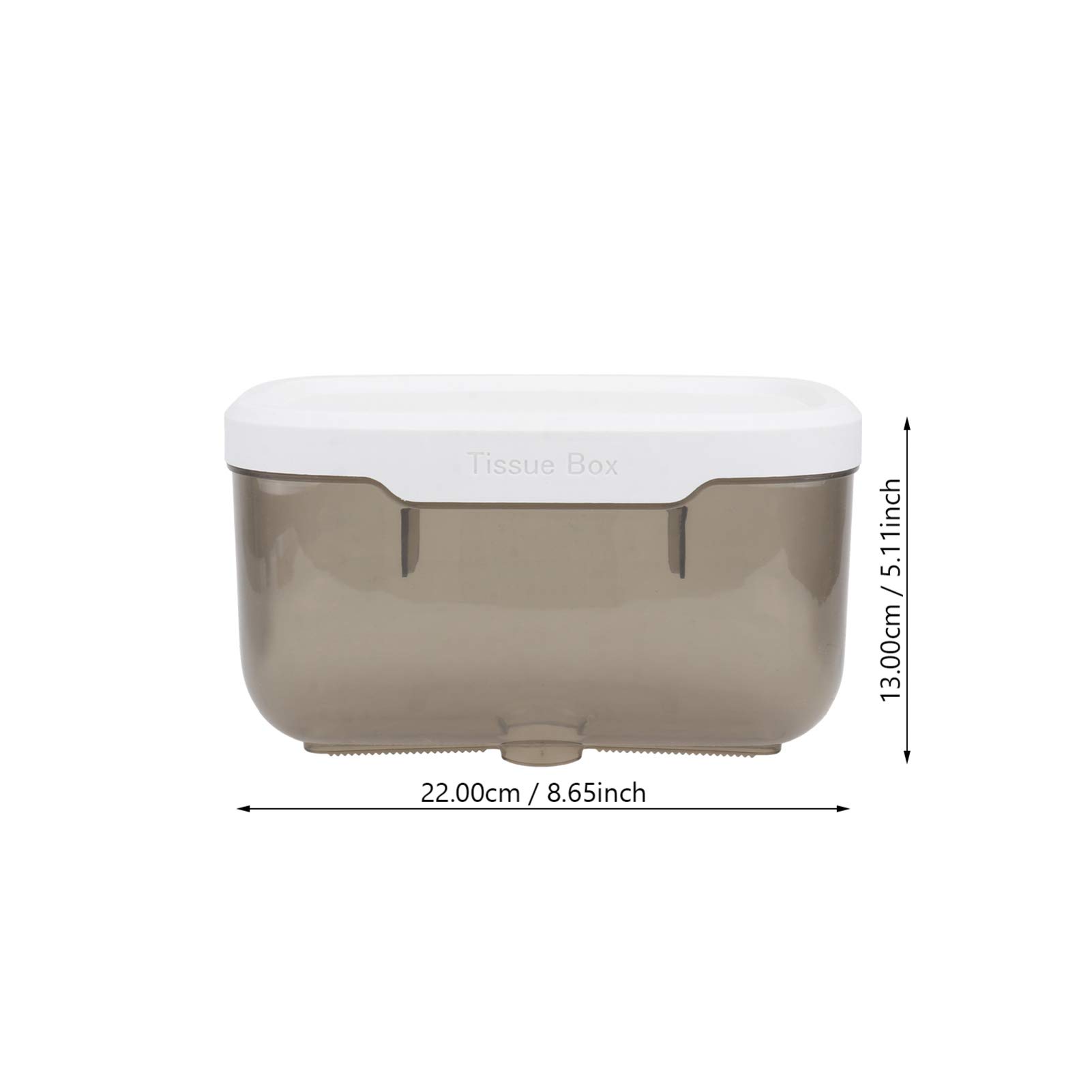 Cabilock 1-Piece Wall Mount Paper Towel Holder - Waterproof No Drill Shower Tissue Box & Napkin Dispenser for Bathroom, Kitchen, Office (Plastic, Punch-Free Installation) - Perfect for Organizing Facial Towels, Toilet Paper Rolls & Household Essentials