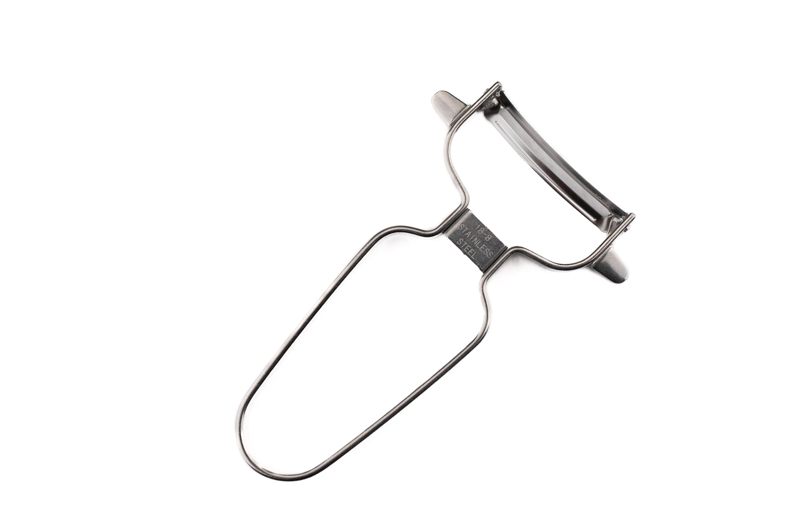 Premium Stainless Steel Curved Vegetable Peeler - Ergonomic Kitchen Tool for Easy Peeling of Potatoes, Carrots & Fruits | Perfect for Home Cooking & Professional Chefs