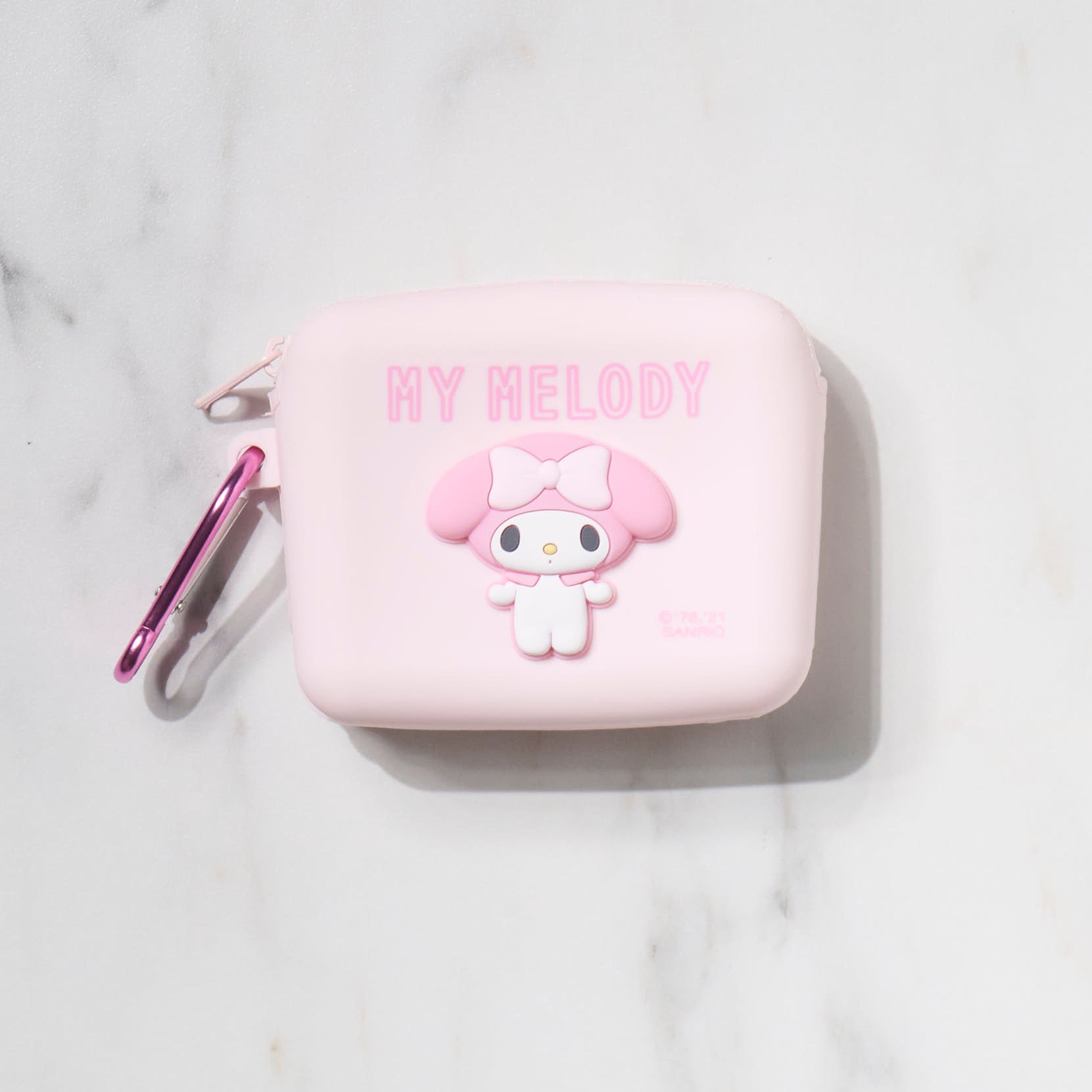 Mini Silicone Pouch with Sanrio Characters - Cute Kawaii Makeup Bag for Travel, Cosmetics & Accessories Storage | Perfect Gift for Girls & Teens