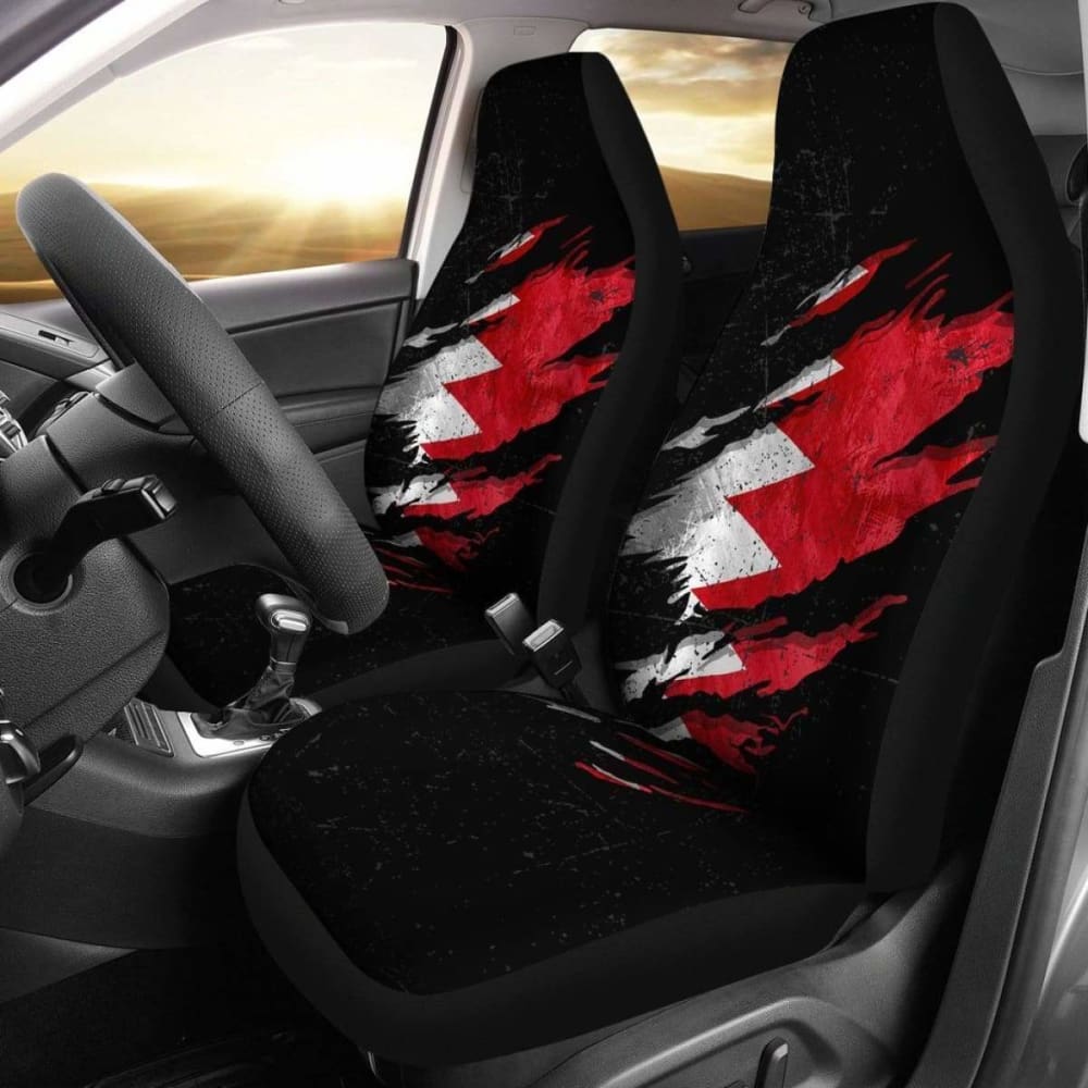 Bahrain In Me Car Seat Covers - Special Grunge Style 232125 | Premium Custom Fit Seat Protectors for Cars, Trucks & SUVs | Waterproof & Anti-Slip Design for Comfort & Style