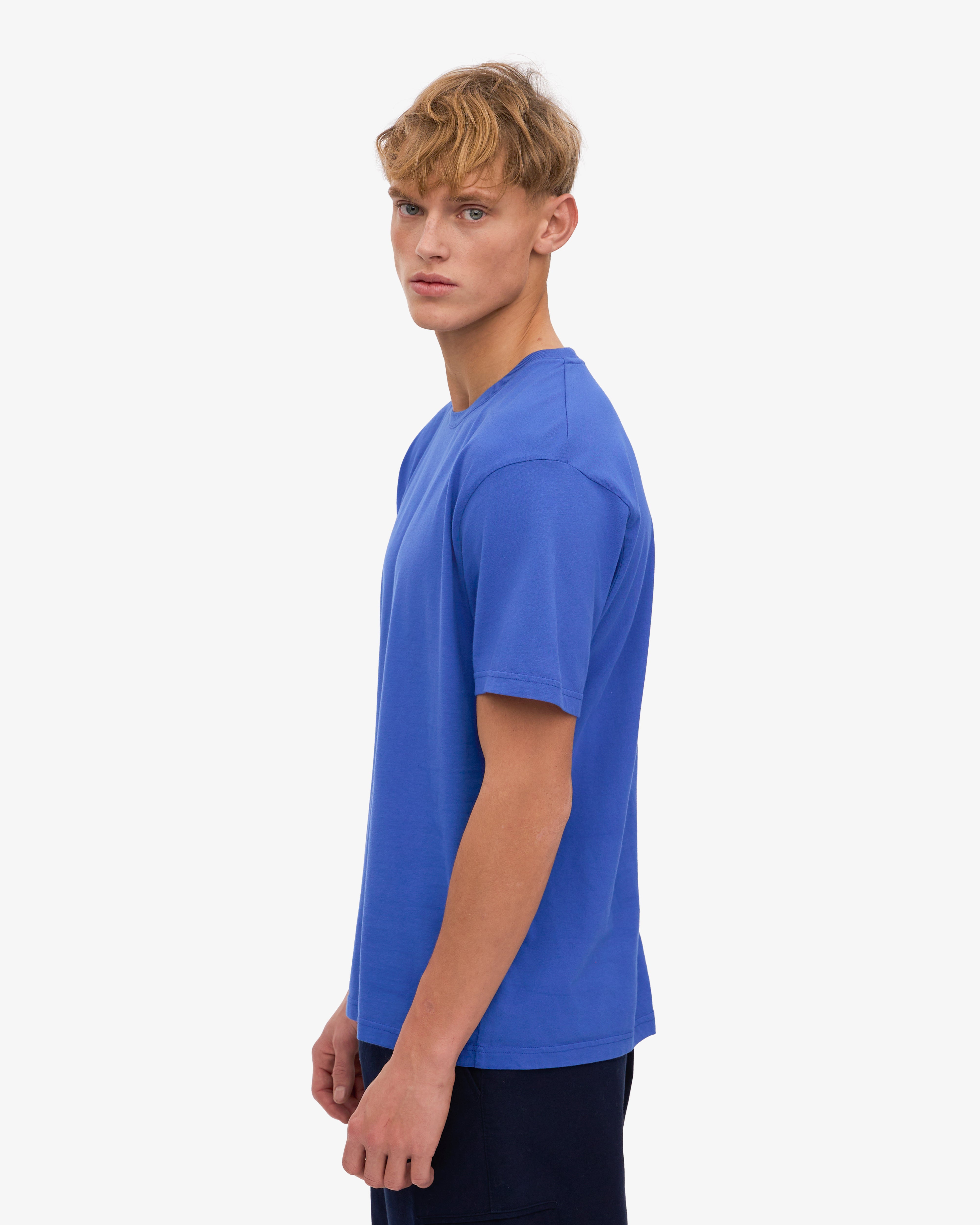Classic Organic Cotton T-Shirt for Men & Women | Sapphire Blue | Eco-Friendly Casual Wear for Everyday Comfort