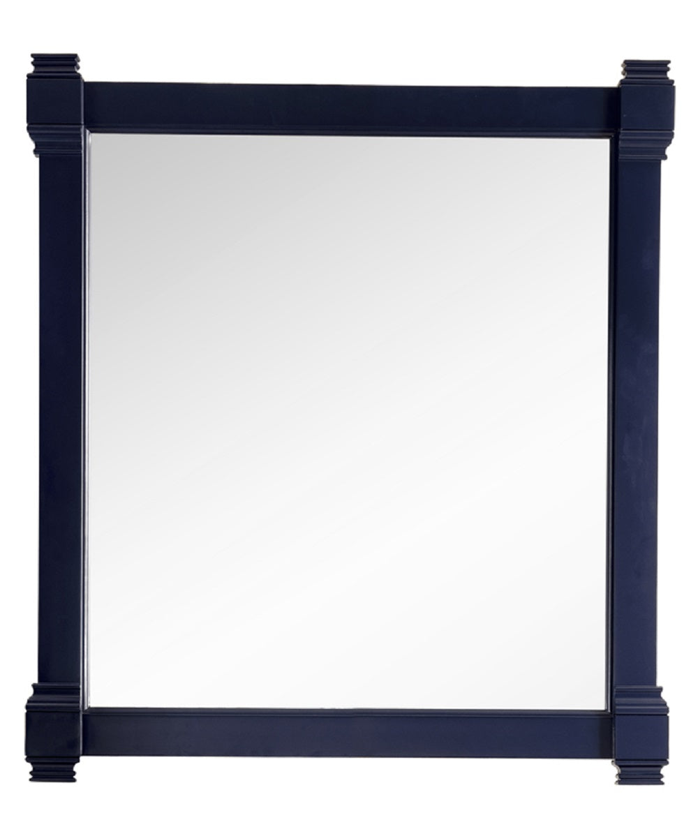 Brittany 35 Mirror in Victory Blue - Vintage Style Wall Mirror for Bedroom, Living Room & Bathroom Decor