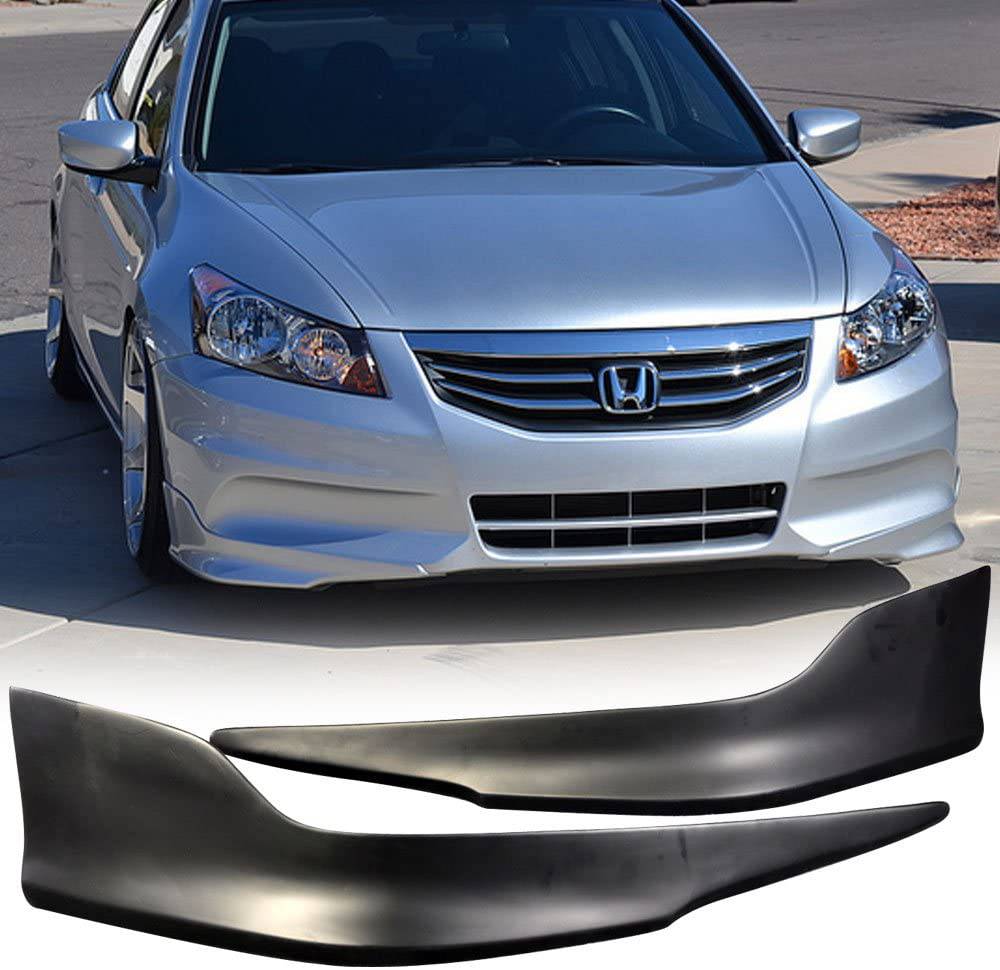 2011-2012 Honda Accord Sedan 4Dr Front Bumper Lip Splitter - OE Style PP Material for Enhanced Aerodynamics & Sporty Look - Perfect for Car Enthusiasts & Street Racing