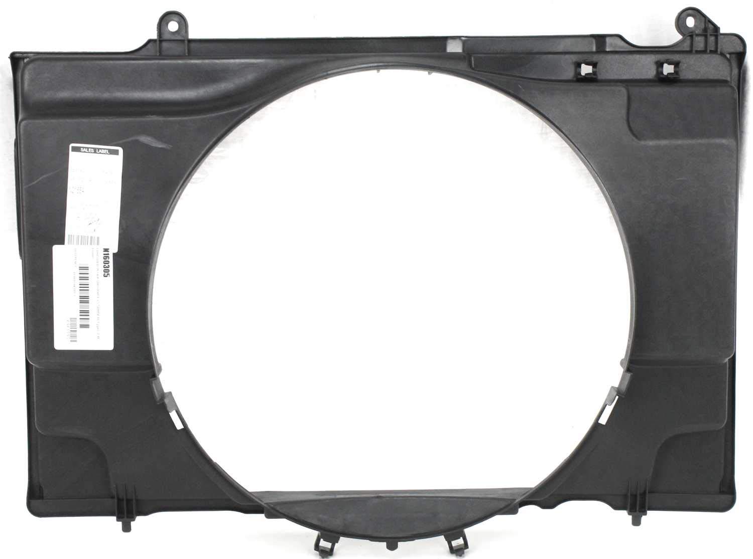 Evan Fischer Upper Fan Shroud Replacement for 1998-2004 Nissan Frontier & 2000-2004 Xterra - Single Fan Design Compatible with 2.4L Engine (Part #NI3110111) - Perfect for Radiator Cooling System Repair & Maintenance