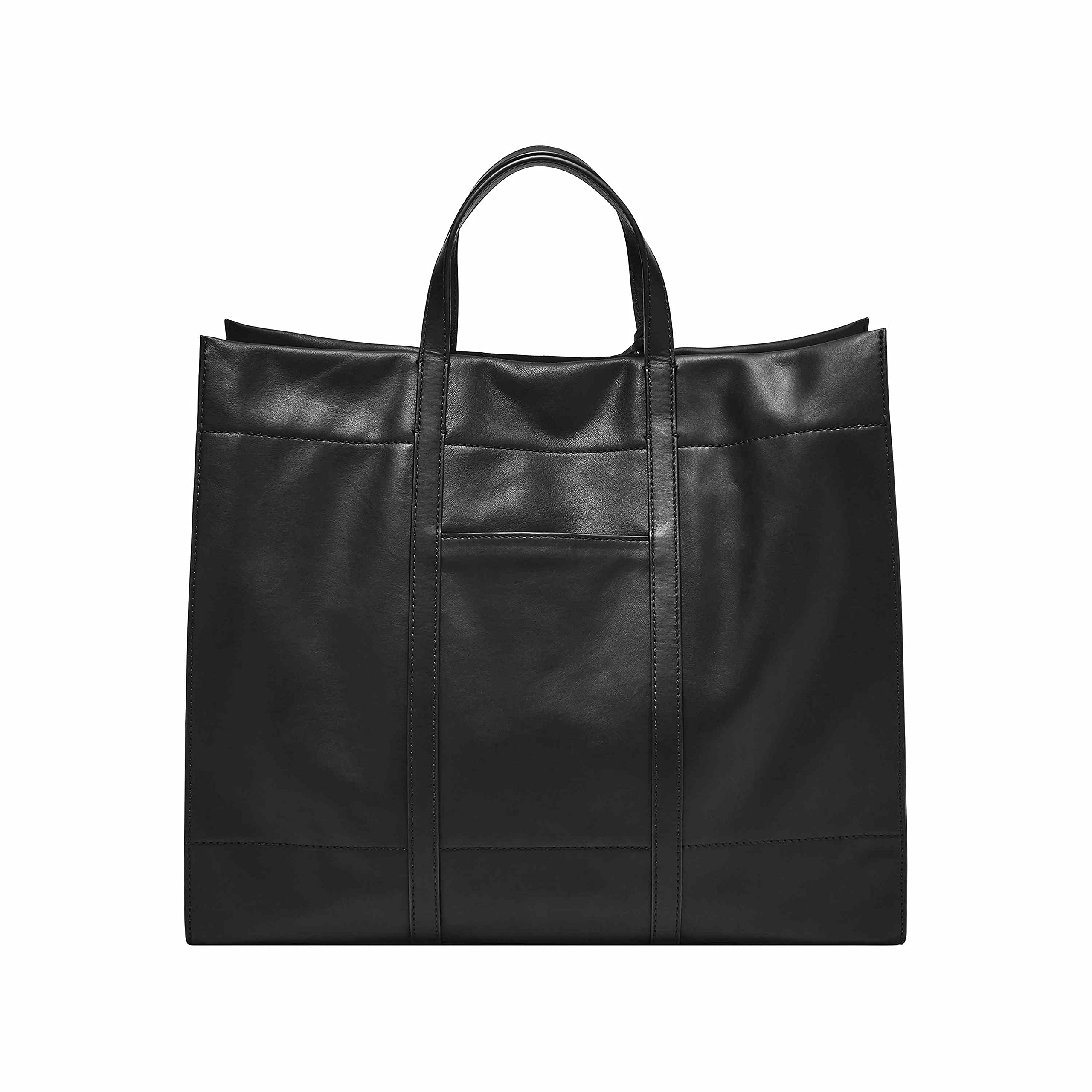 Fossil Carmen Large Genuine Leather Tote Bag for Women - Stylish Work, Travel & Everyday Carry Purse