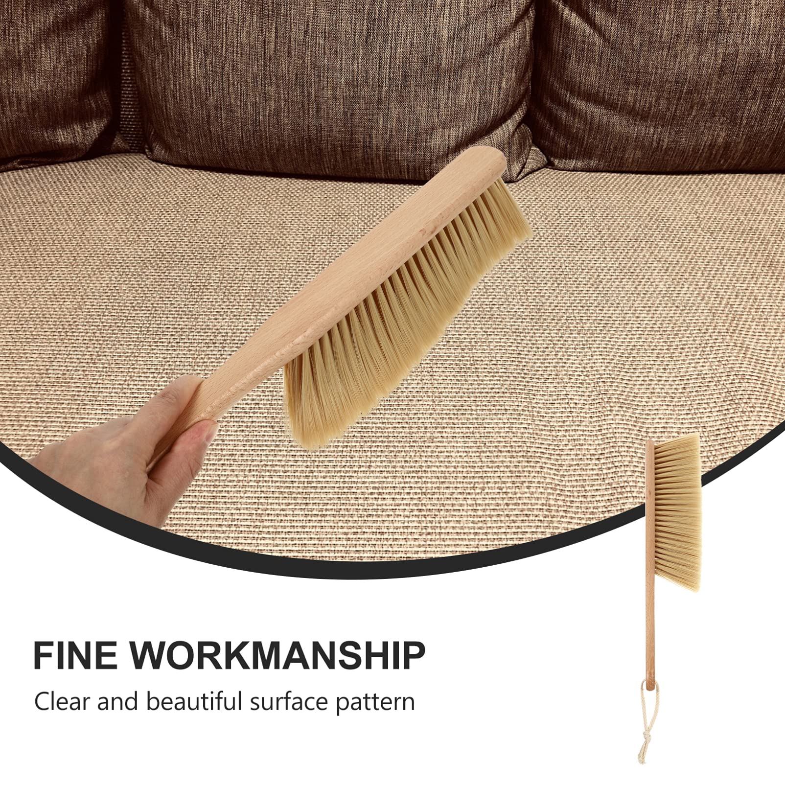 Cabilock 1-Piece Multi-Purpose Cleaning Brush Set - Clothes Brush, Sofa Brush, Dusting Brush, Broom & Duster for Home Cleaning - Perfect for Bed, Furniture & Carpet Sweeping