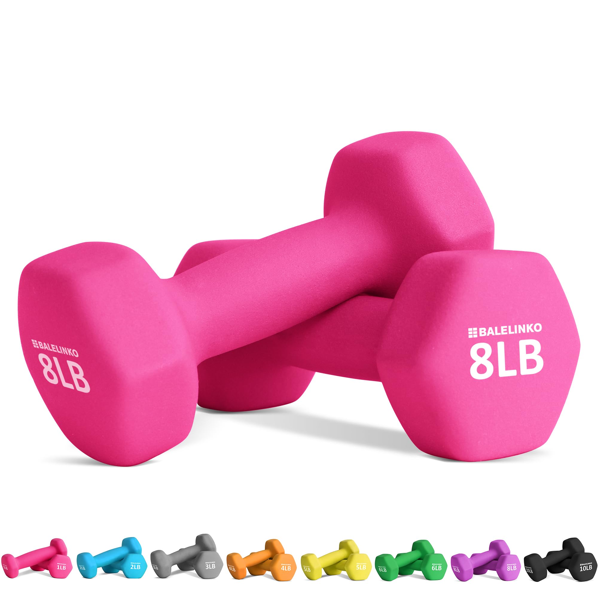 Balelinko Home Gym Equipment Set - Adjustable Weights for Strength Training, Yoga & Pilates - Perfect for Women, Men, Seniors & Youth - Ideal for Home Workouts, Weight Loss & Fitness Routines