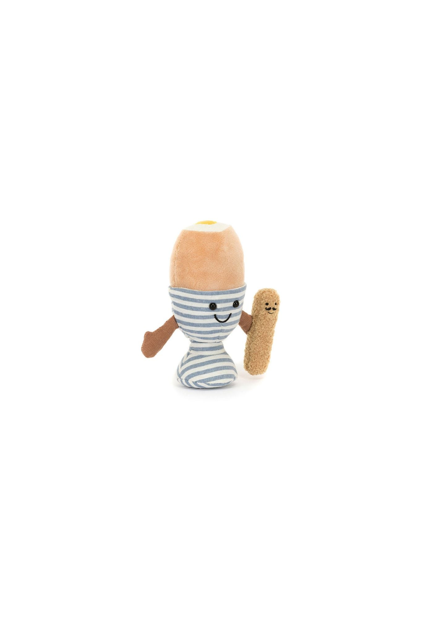 Jellycat Amuseables Eggetha Egg & Lance Soldier Plush Toy - Cute Easter Gift for Kids, Baby Shower Present, Soft Stuffed Animal for Playtime & Nursery Decor