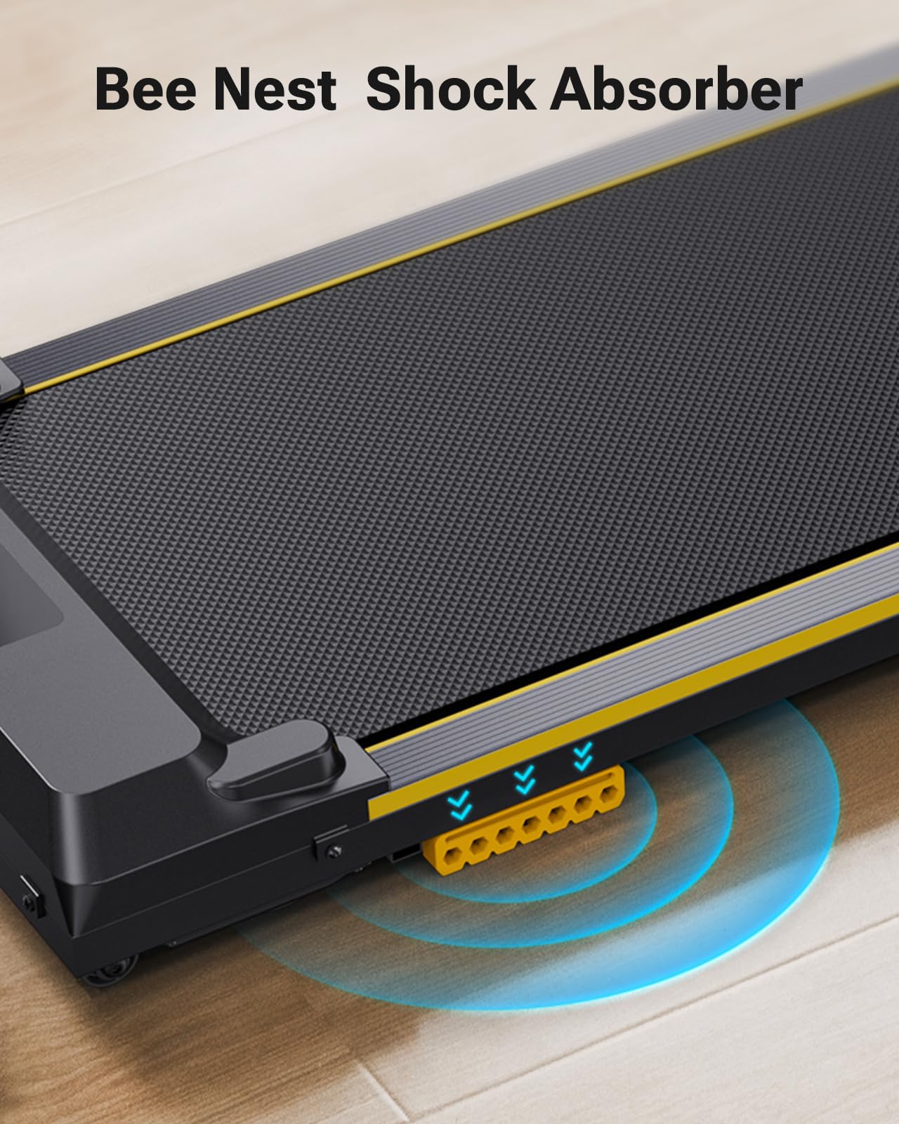 UREVO 2-in-1 Under Desk Treadmill & Walking Pad - Portable Electric Treadmill with Remote Control & LED Display for Home Office Workouts | Compact Space-Saving Design for Small Apartments & Workstations