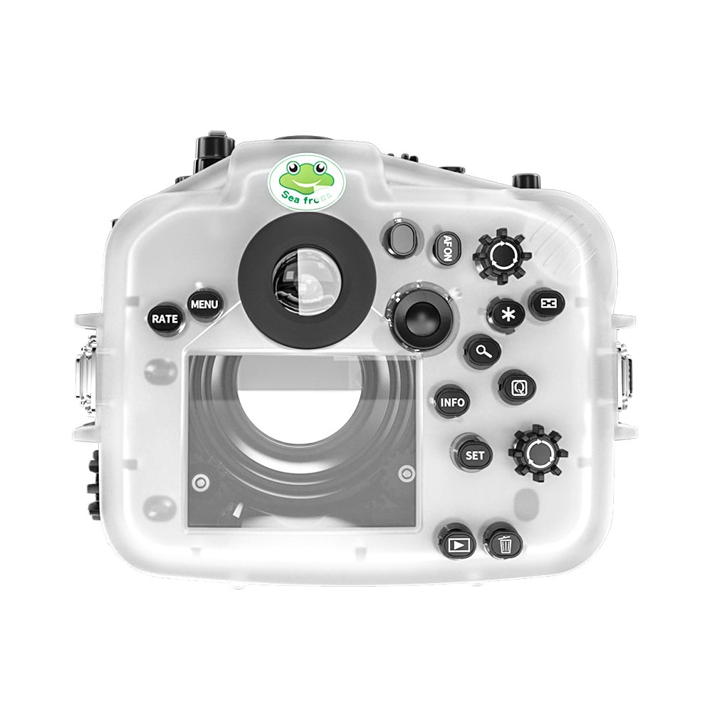 SeaFrogs 40m/130ft Underwater Housing for Canon EOS R6 Camera - Waterproof Case with 6