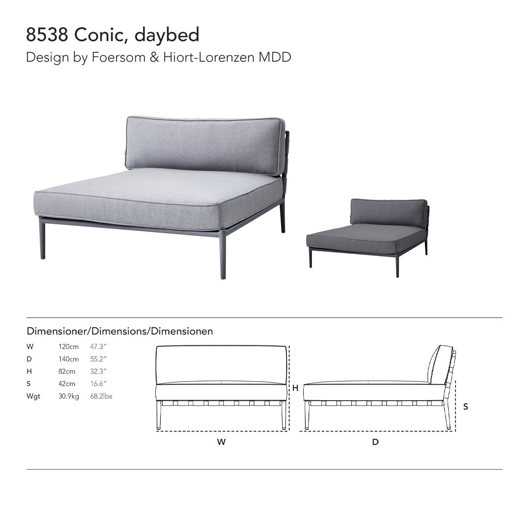 Pre-Configured Conic Sofa Set - 4 Piece Modern Living Room Furniture for Home & Office Comfort