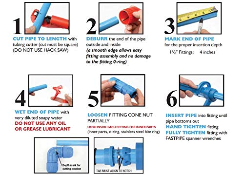 RAPID AIR FASTPIPE 45 Degree Elbow Adapter for 1