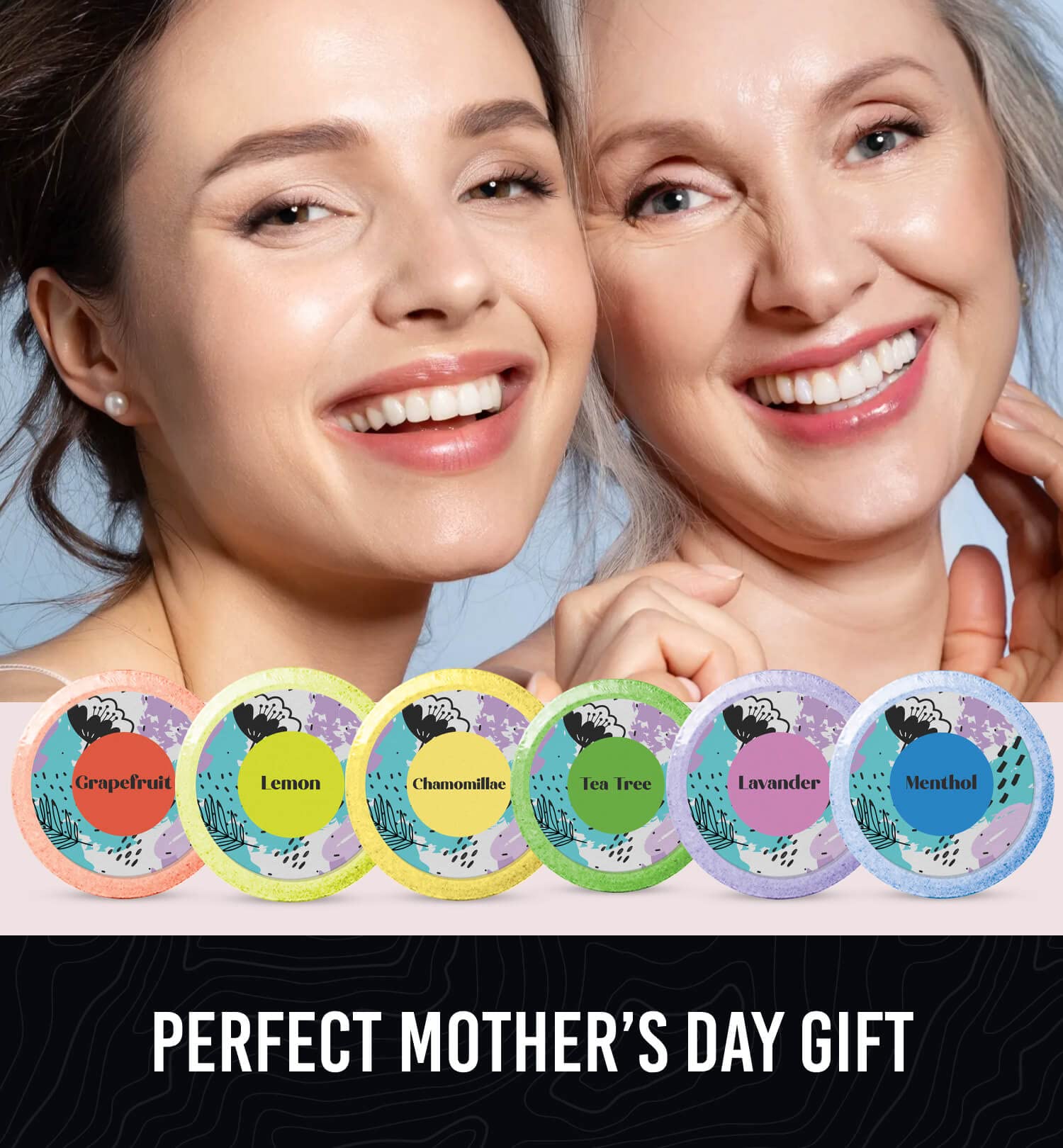 Galaxy Rose Flower Gifts for Women - 6 Hour Timer Aromatherapy Shower Steamers, Relaxing Bath Essentials for Spa, Self Care & Romantic Gifts