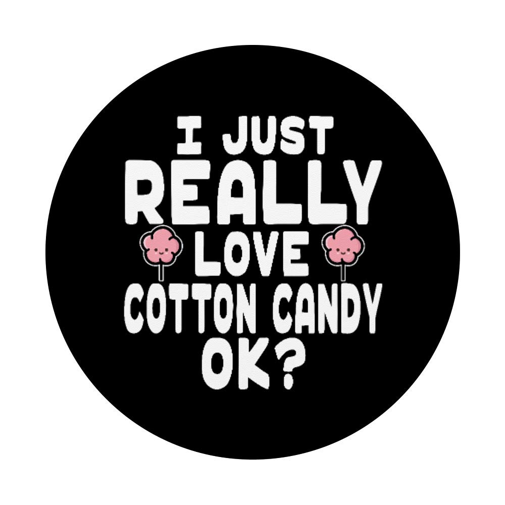 Kawaii Cotton Candy PopSockets Phone Grip & Stand - Cute Phone Accessory for iPhone, Samsung & Tablets | Perfect for Anime Lovers, Kawaii Style & Sweet Treat Fans