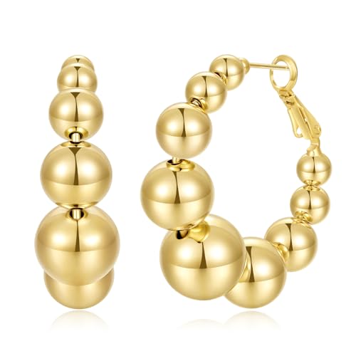 A-9 beads huggie