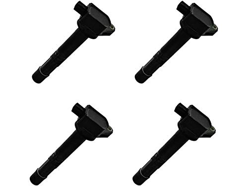 High-Performance Ignition Coil Set of 4 for 2008-2012 Honda Accord 2.4L Engine - Direct Replacement Parts for Smoother Acceleration & Better Fuel Efficiency - Perfect for Daily Commuting & Highway Driving