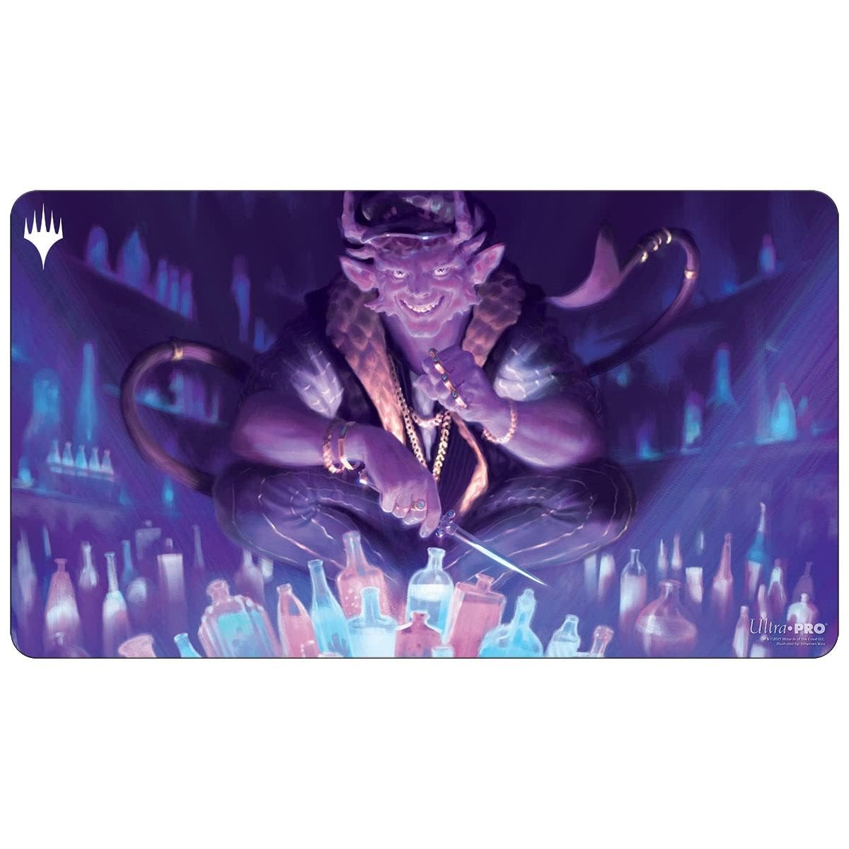 Magic: The Gathering Streets of New Capenna Playmat - Premium Gaming Mat for MTG Card Games, Tabletop RPGs, and Collectible Card Game Enthusiasts - Perfect for Tournaments, Game Nights, and Home Play