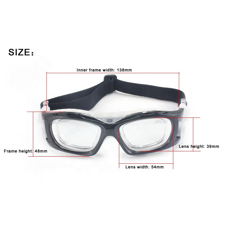 Prescription Sports Glasses for Adults - Anti Shock Protective Eyewear for Football, Cricket, Tennis & Squash | Perfect for Outdoor Sports & Active Lifestyles
