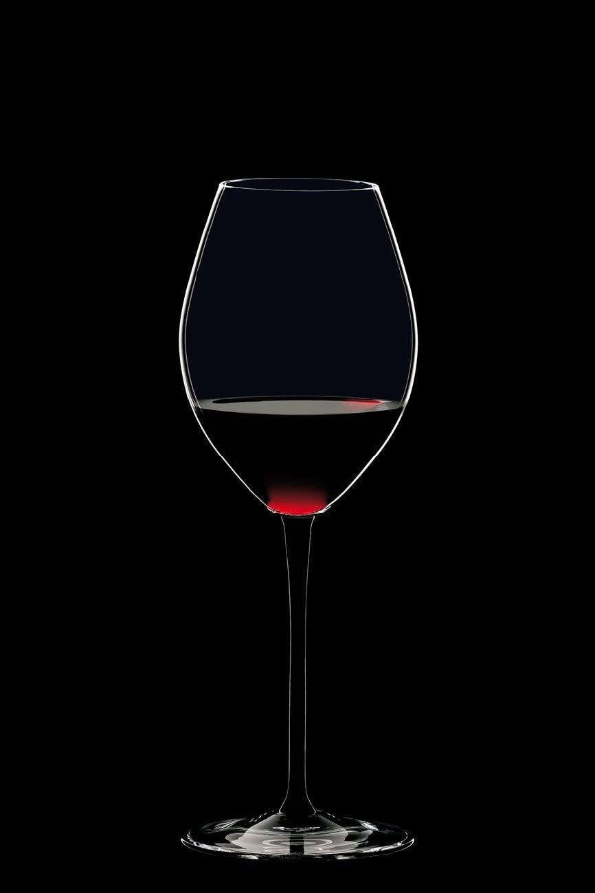 Riedel Sommeliers Black Tie Hermitage Syrah Wine Glass Set - Premium Crystal Wine Glasses for Red Wine, Packed in Elegant Gift Tube - Perfect for Wine Tasting, Dinner Parties & Gifts