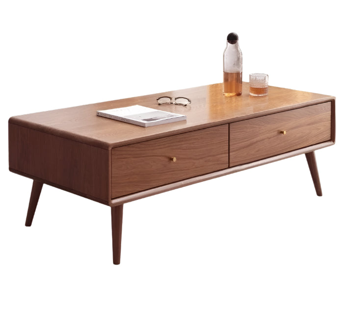 53.2x23.6x16.5 inch / 135x60x42сm / walnut color / oak coffee table