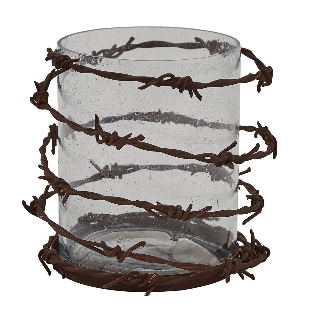 Park Designs Barbed Wire Pillar Holder - Rustic Home Decor for Candles, Vases & Floral Arrangements | Perfect for Weddings, Farmhouse & Western Themed Events