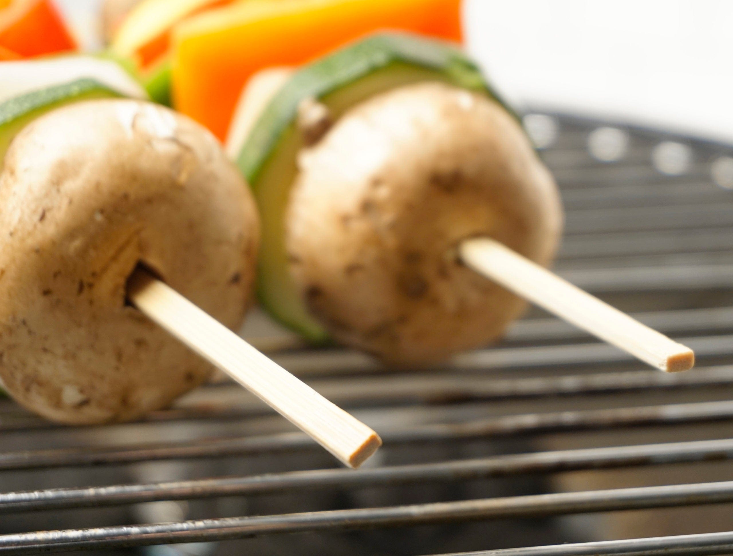 Premium RSVP Flat Bamboo Skewers - 6 Inch Long BBQ Skewers for Grilling, Kabobs, Fruit, Appetizers & Party Food - Eco-Friendly Cooking Utensils