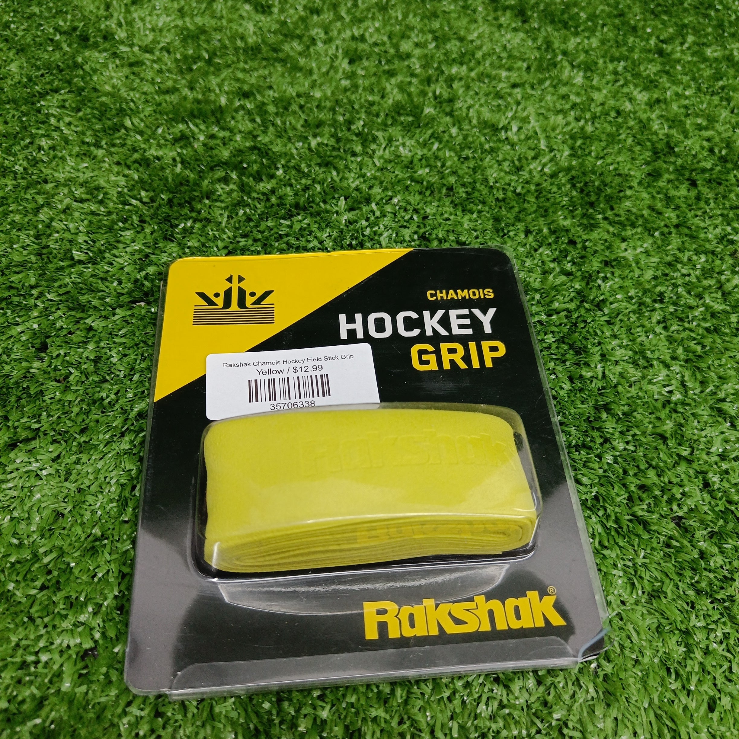 Premium Rakshak Chamois Hockey Stick Grip - Non-Slip Field Hockey Handle Cover for Enhanced Control - Perfect for Training, Matches & Outdoor Play