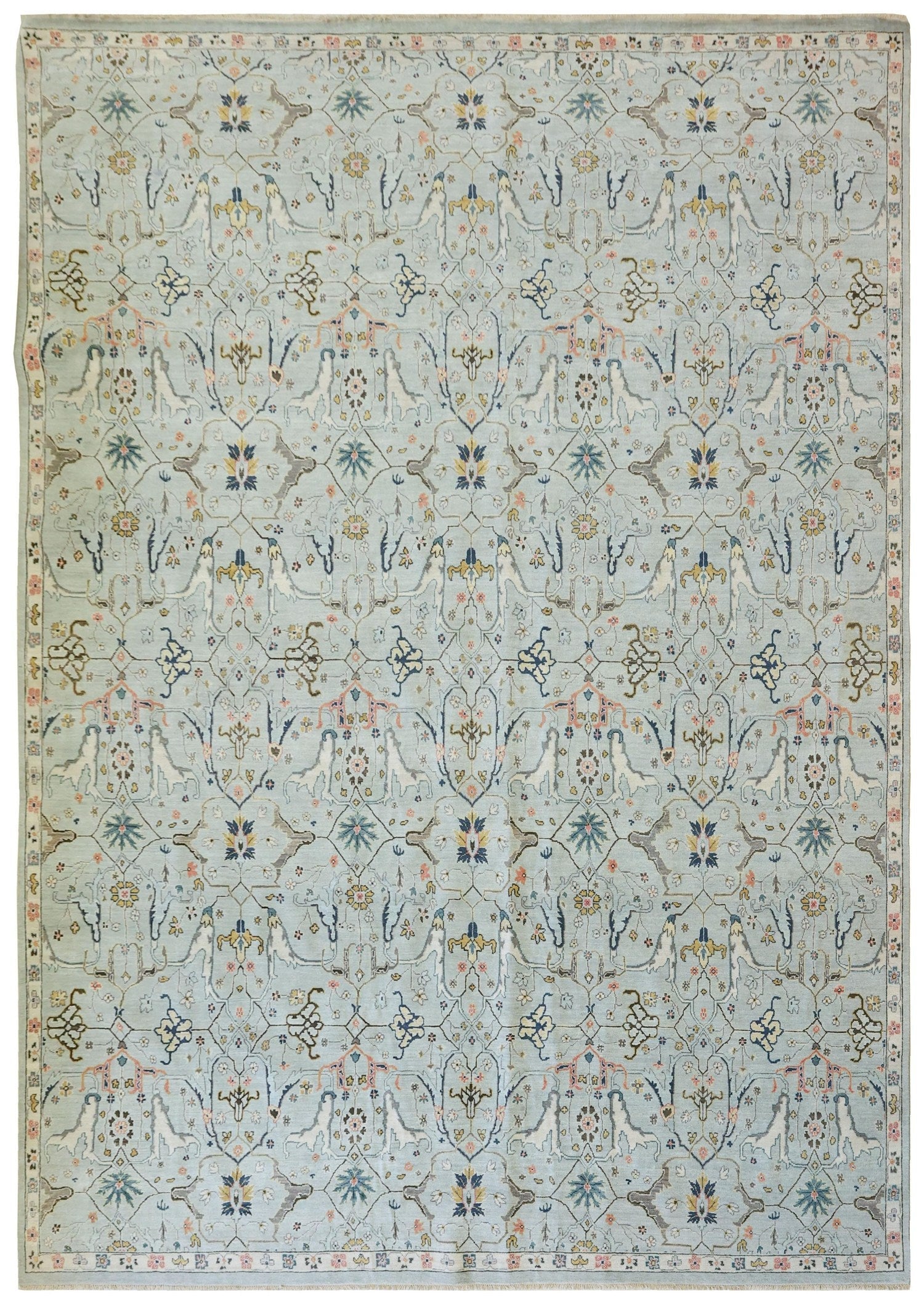 Arabesque Handwoven Transitional Area Rug J70347 - Perfect for Living Room, Bedroom & Boho Home Decor